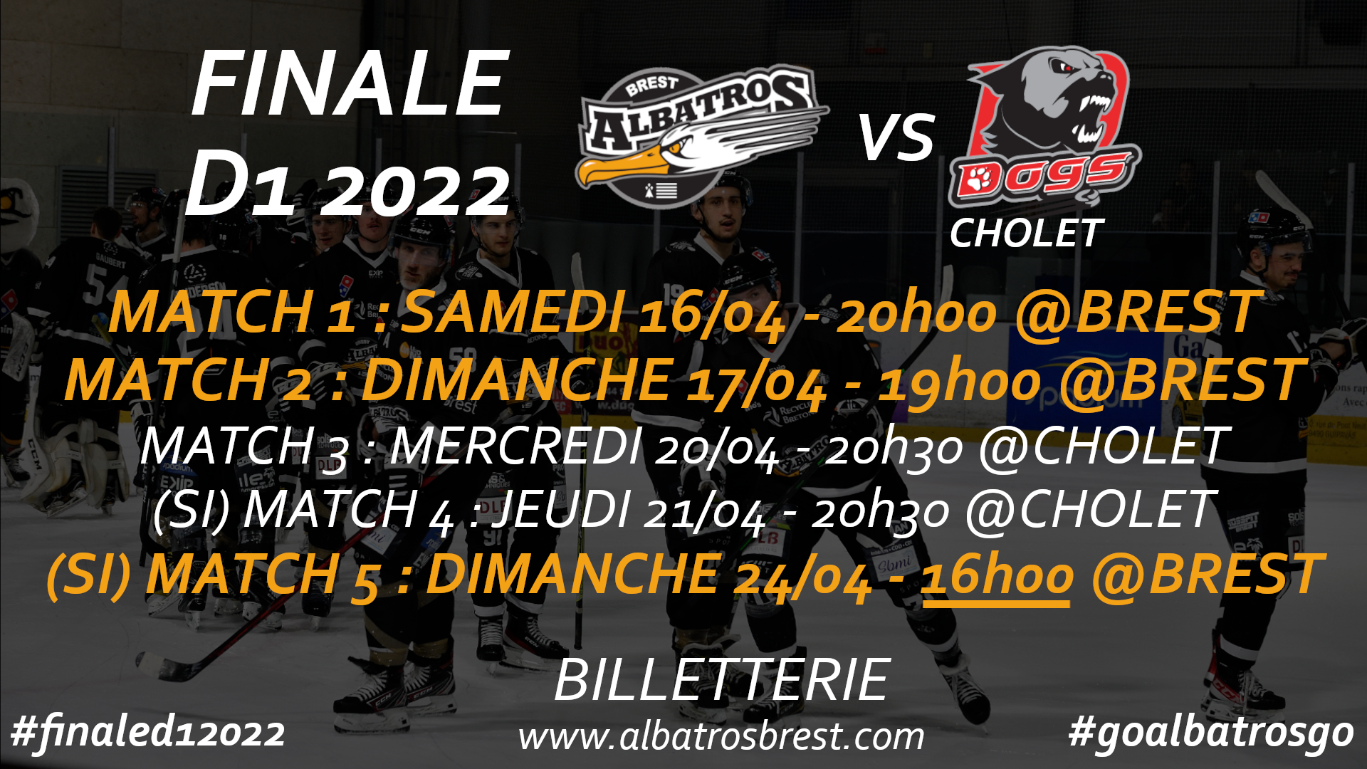 Programme finale D1 2022 Albatros-Cholet