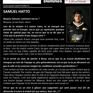 14/03/21 - BREST-NEUILLY - PROGRAMME DU MATCH - © Brieuc Le Meur