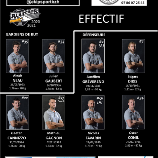 14/03/21 - BREST-NEUILLY - PROGRAMME DU MATCH - © Brieuc Le Meur