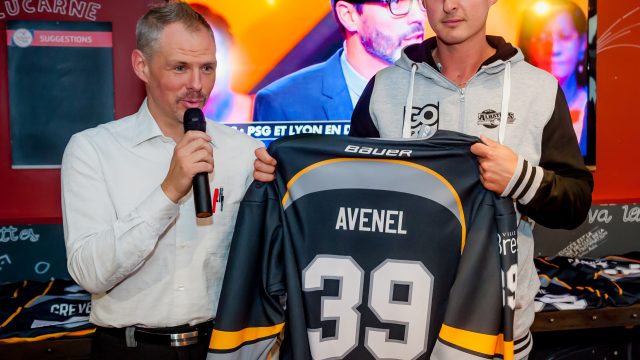 Présentation des joueurs à l'Aréna Café le 12 septembre 2016