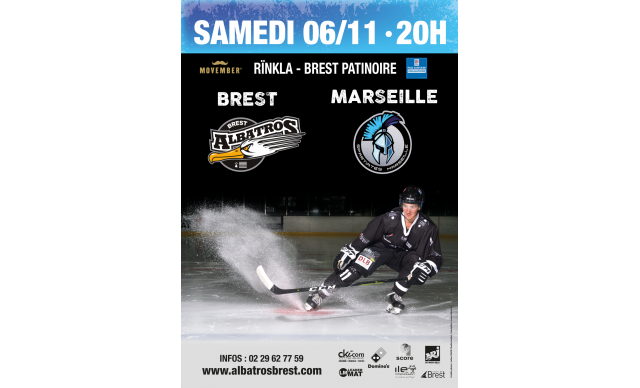 [D1 - J5] BREST-MARSEILLE SAMEDI 06/11/21 - 20H00 @RÏNKLA - BREST PATINOIRE