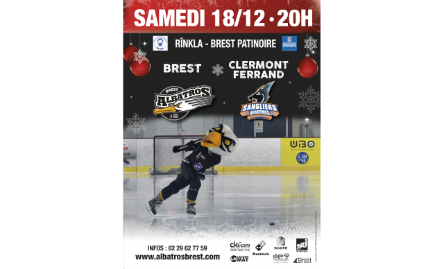 [D1 - J12] BREST-CLERMONT-FERRAND SAMEDI 18/12/21 - 20H00 @RÏNKLA - BREST PATINOIRE