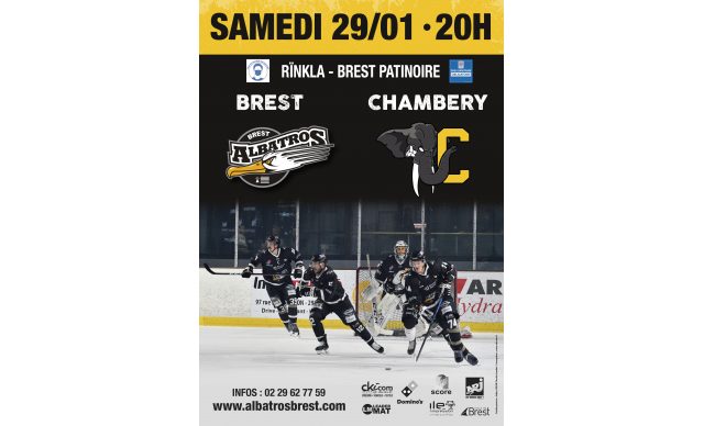 [D1 - J18] BREST-CHAMBÉRY - SAMEDI 29/01/22 - 20H00 @RÏNKLA - BREST PATINOIRE