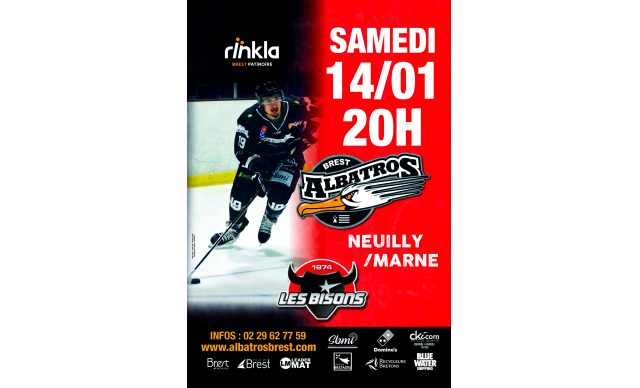 D1-J16 - BREST - NEUILLY/MARNE SAMEDI 14/01/23 - 20H