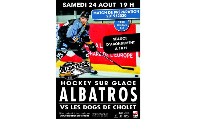 MATCH DE PRÉPARATION : ALBATROS vs. DOGS DE CHOLET SAMEDI 24 AOÛT 19H00