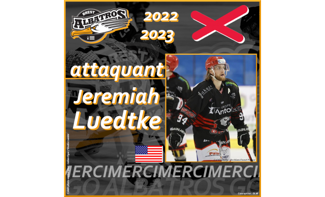 TRANSFERTS 2022-2023 : JEREMIAH LUEDTKE QUITTE BREST