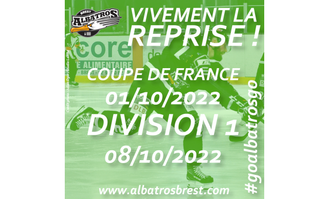 LES DATES DE REPRISE SONT CONNUES !