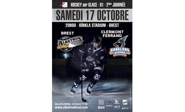 PROCHAIN MATCH À DOMICILE : BREST-CLERMONT-FERRAND - SAMEDI 17 OCTOBRE À 20H00