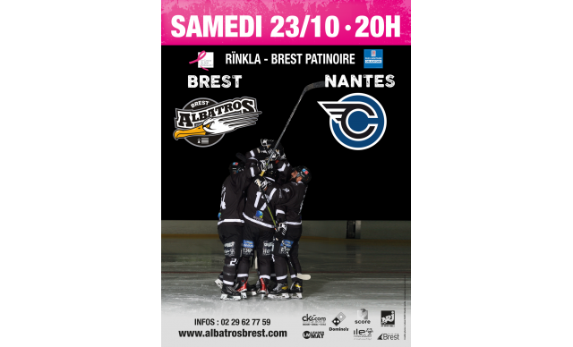 [D1 - J3] BREST-NANTES SAMEDI 23/10/21 - 20H00 @RÏNKLA - BREST PATINOIRE