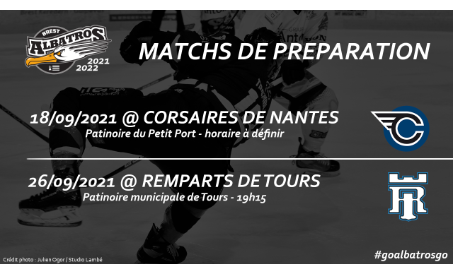 LES MATCHS DE PRÉPARATION DES ALBATROS