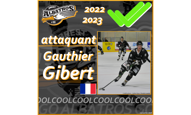 TRANSFERTS 2022-2023 : GAUTHIER GIBERT RESTE À BREST