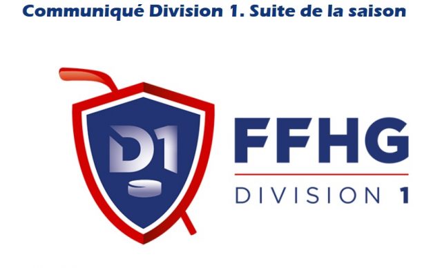 FFHG - REPRISE DE LA D1 LE 30/01/21 À HUIS CLOS ET AVEC UNE FORMULE MODIFIÉE