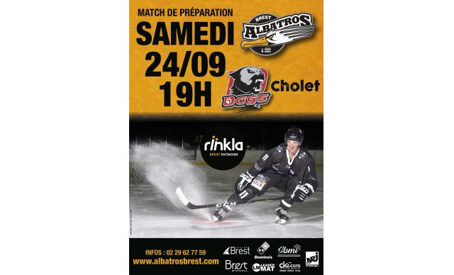 SAMEDI 24/09 - 19H - BREST-CHOLET (MATCH DE PREPARATION)