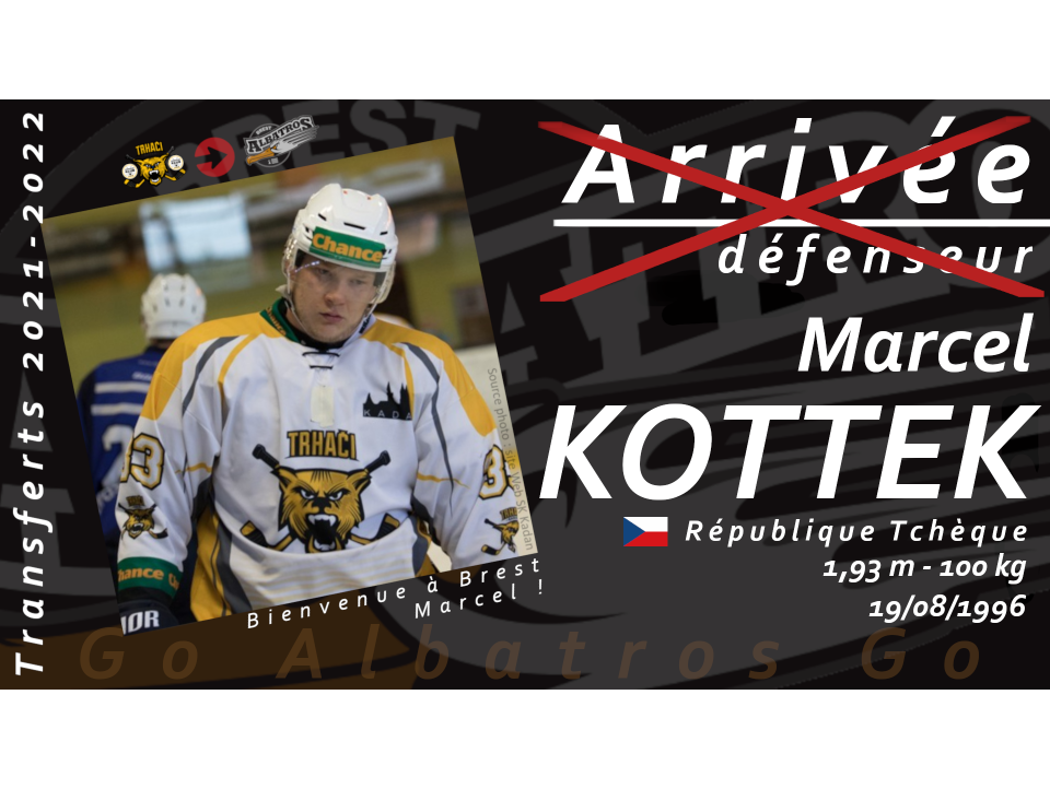 TRANSFERTS 2021-2022 - MARCEL KOTTEK NE VIENDRA PAS À BREST