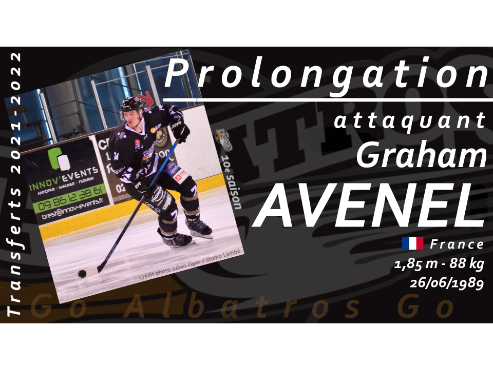 TRANSFERTS 2021-2022 - 10e SAISON POUR GRAHAM AVENEL