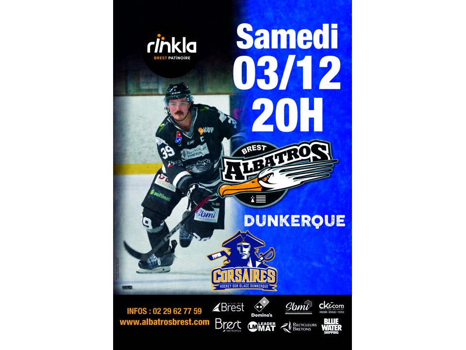 D1-J10 - BREST-DUNKERQUE SAMEDI 03/12/22 - 20H