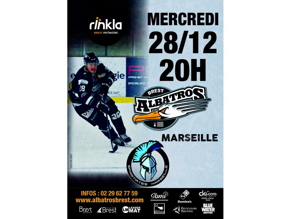 D1-J14 - BREST - MARSEILLE MERCREDI 28/12/22 - 20H