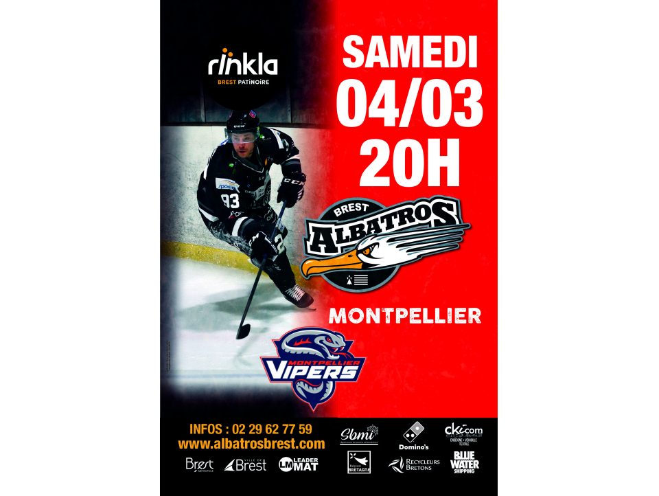 D1-J25 - BREST - MONTPELLIER SAMEDI 04/03/23 - 20H