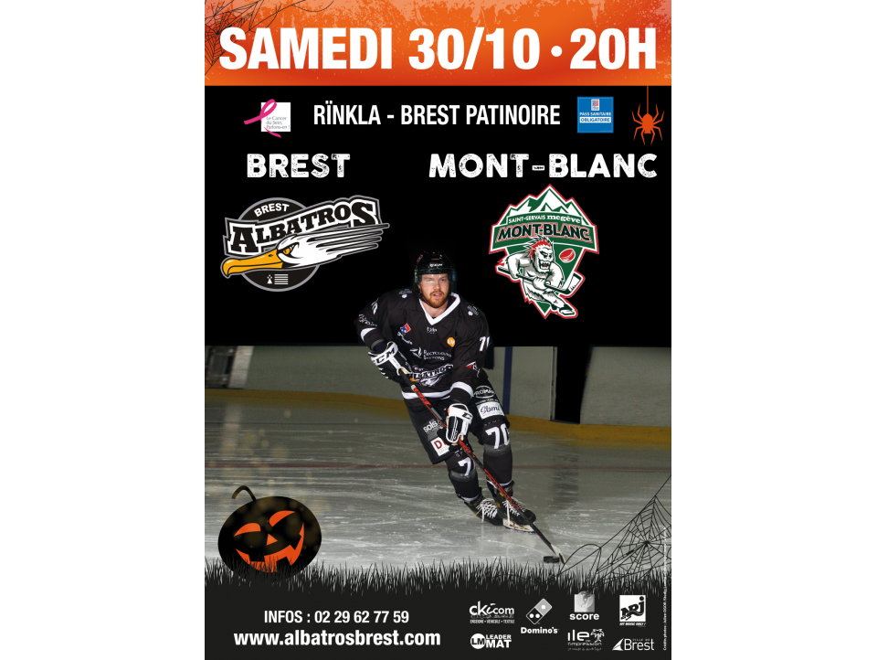 [D1 - J4] BREST-MONT-BLANC SAMEDI 30/10/21 - 20H00 @RÏNKLA - BREST PATINOIRE