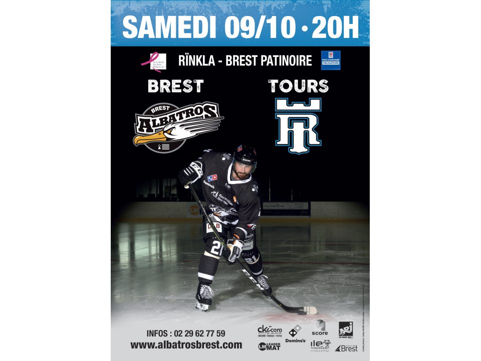 [D1 - J1] BREST-TOURS SAMEDI 09/10/21 - 20H00 @RÏNKLA - BREST PATINOIRE