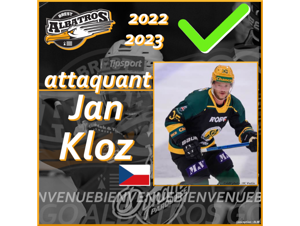 TRANSFERTS 2022-2023 : JAN KLOZ À L'ATTAQUE AVEC LES ALBATROS