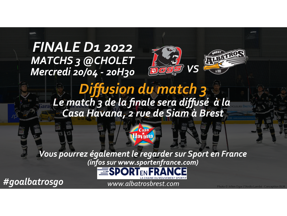 FINALE DIVISION 1 - MATCH 3 @ CHOLET MERCREDI 20/04 - 20H30