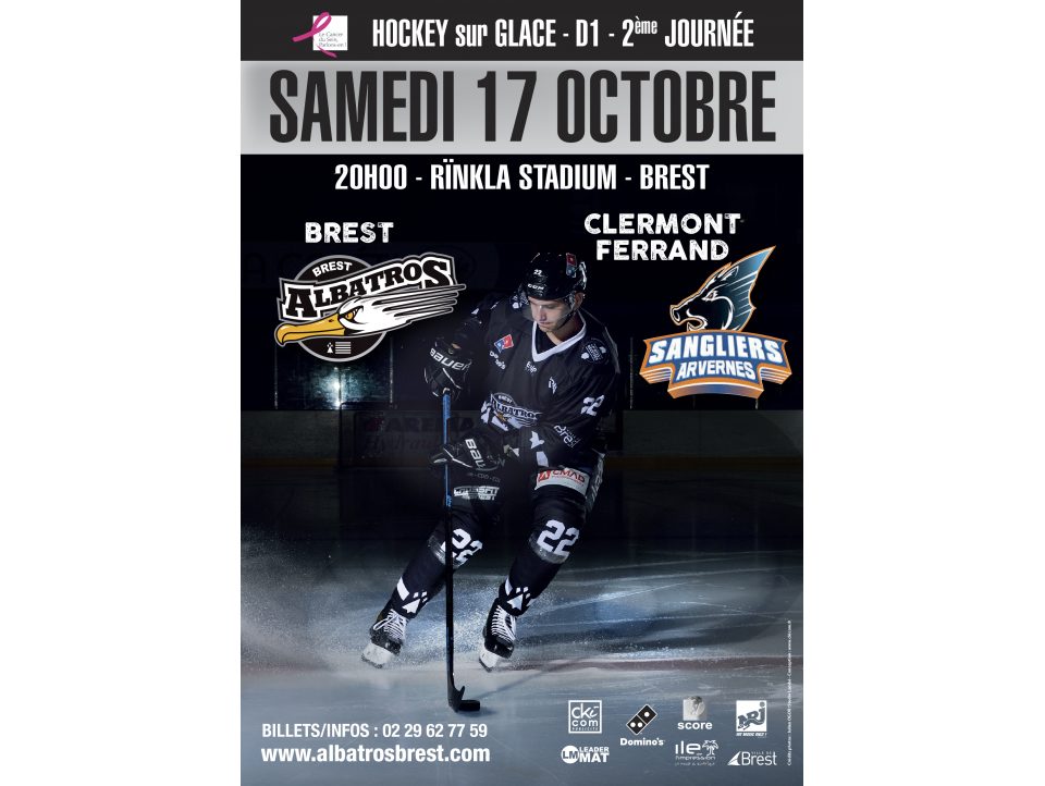 PROCHAIN MATCH À DOMICILE : BREST-CLERMONT-FERRAND - SAMEDI 17 OCTOBRE À 20H00