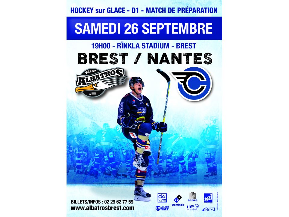 MATCH DE PRÉPARATION LE 26 SEPTEMBRE À 19H00 : LES ALBATROS REÇOIVENT LES CORSAIRES DE NANTES