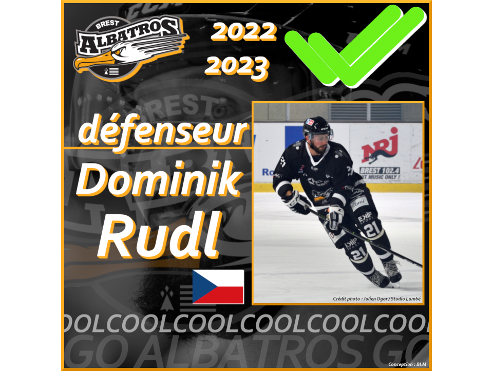 TRANSFERTS 2022-2023 : DOMINIK RUDL REMPILE POUR 2022-2023