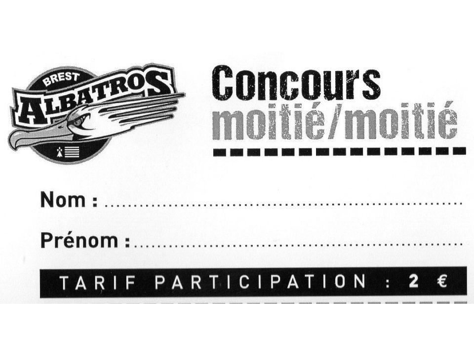 Concours "Moitié / Moitié"